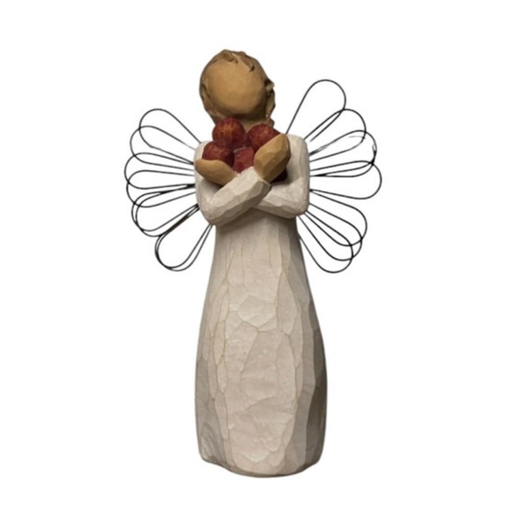 Willow Tree Good Health Angel Susan Lordi DEMDACO Figurine Red Apples